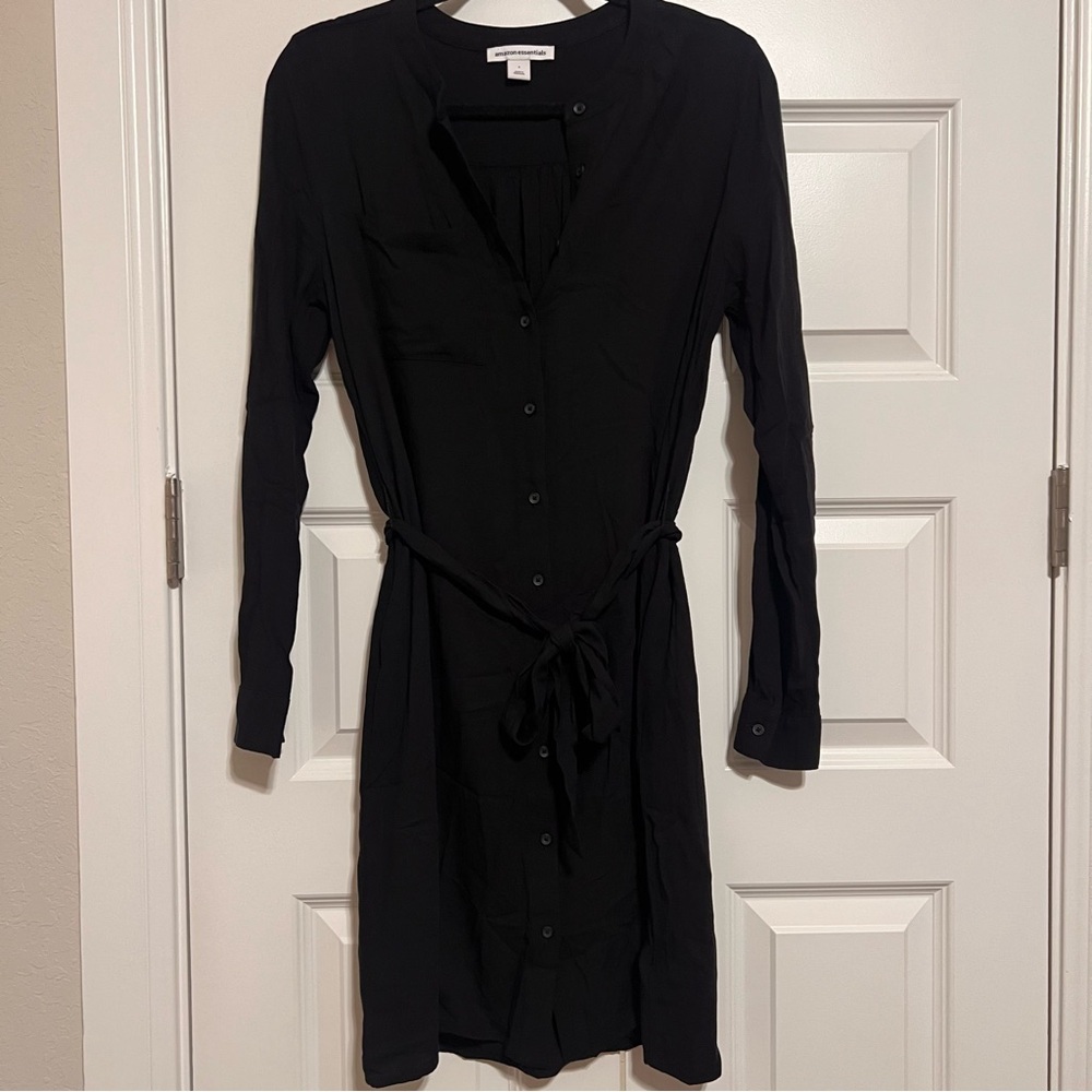 Amazon Essentials Black Long Sleeve Dress